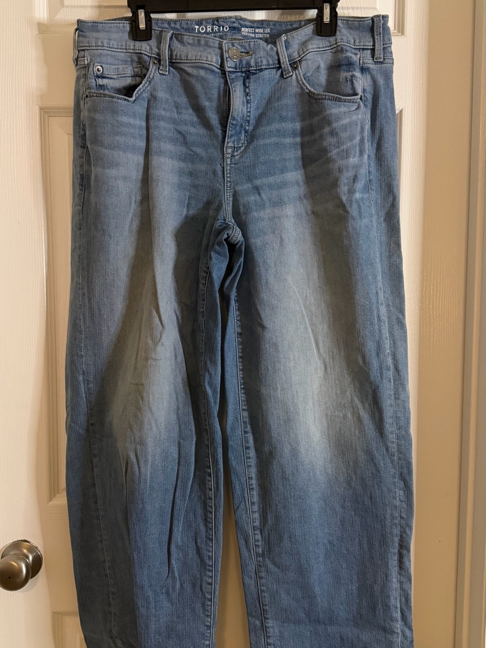 torrid Light Blue Wide Leg Jeans